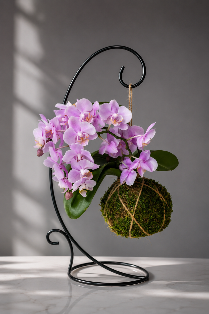 Orchid Kokedama